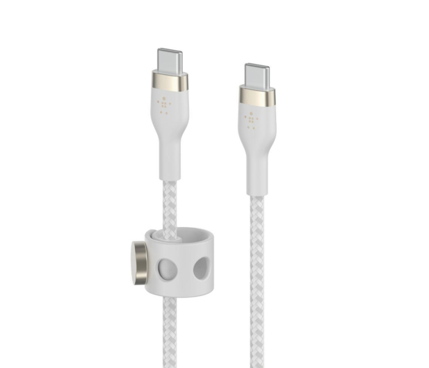 Belkin USB-C - USB-C 2.0 Silicone 1m White - 733192 - zdjęcie 2